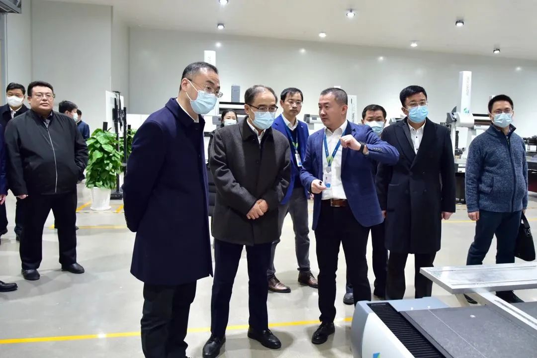 國家統(tǒng)計局副局長藺濤蒞臨?？怂箍抵腔郛a(chǎn)業(yè)園調(diào)研(圖2)
